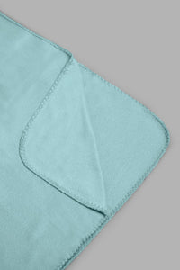 Redtag-Teal-Fleece-Single-Blanket-Blankets-Home-Bedroom-