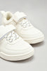 Ivory Velcro Strap Sneaker