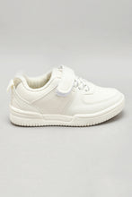 Load image into Gallery viewer, Ivory Velcro Strap Sneaker
