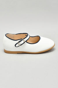 White Striped Ballerina