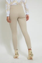 Load image into Gallery viewer, Beige Checkered Trouser With Buttons
