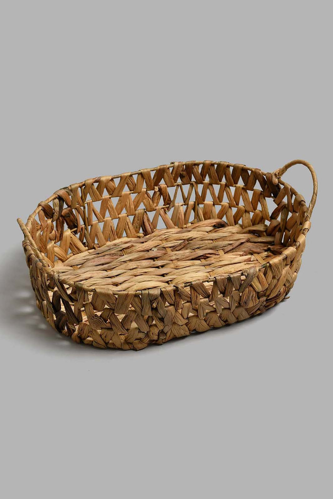 Redtag-Beige-Oval-Laundry-Basket-(Medium)-Laundry-Baskets-Home-Bathroom-