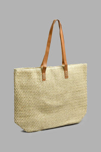 Redtag-Beige-Weaves-Beach-Bag-Beach-Bags-Women-