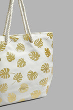 Load image into Gallery viewer, Redtag-White-Printed-Beach-Bag-Beach-Bags-Women-
