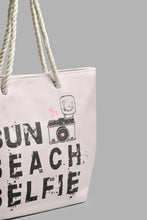 Load image into Gallery viewer, Redtag-Pink-Printed-Beach-Bag-Beach-Bags-Women-
