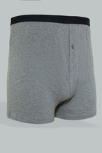 Load image into Gallery viewer, Grey Loose Fit Boxer (Pack of 2)
