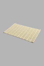 Load image into Gallery viewer, Redtag-Beige-Popcorn-Bathmat-Bathmats-Home-Bathroom-
