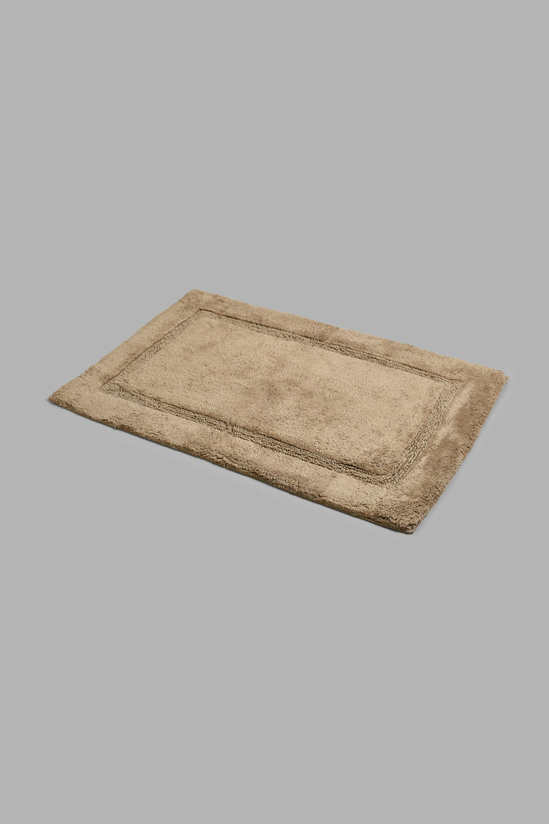 Redtag-Brown-Tufted-Bathmat-Bathmats-Home-Bathroom-