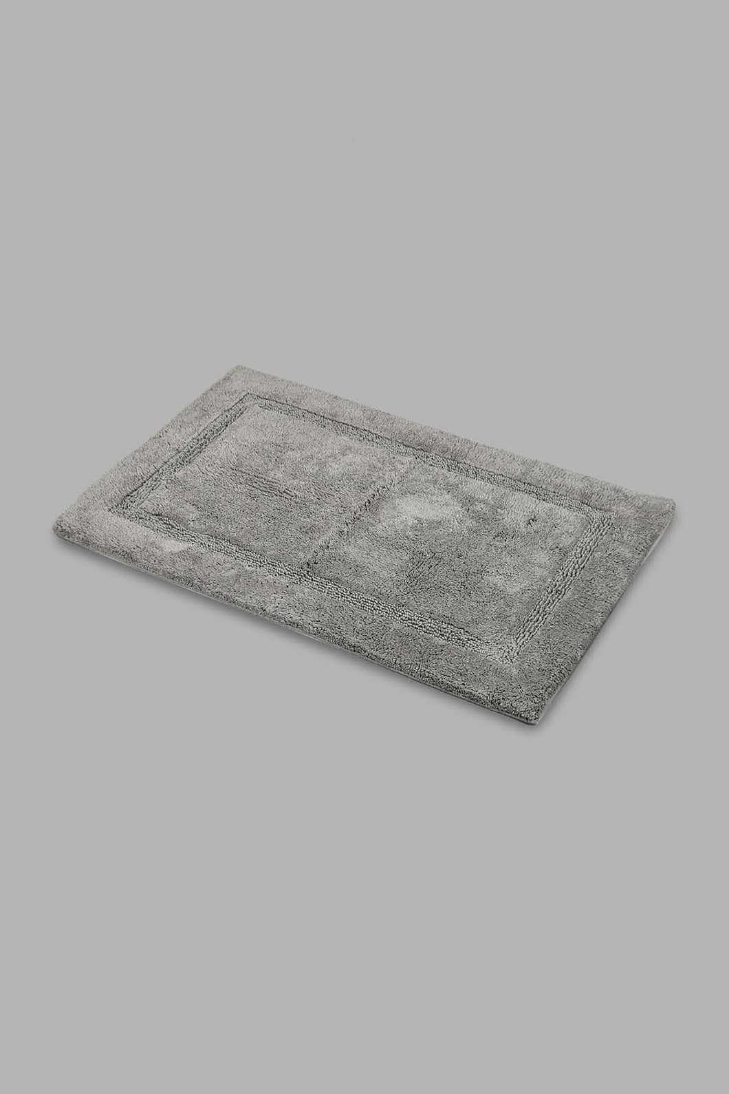 Redtag-Grey-Tufted-Bath-Mat-Bathmats-Home-Bathroom-