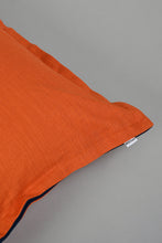 Load image into Gallery viewer, Rust Cushion With Navy Edge
