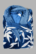 تنزيل الصورة على معرض الصور، Redtag-Navy-Ultra-Soft-Bathrobe-Bathrobes-Home-Bathroom-
