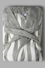 تنزيل الصورة على معرض الصور، Redtag-Grey-Ultra-Soft-Bathrobe-Bathrobes-Home-Bathroom-
