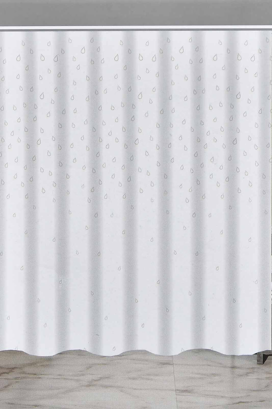 Redtag-Light-Grey-Shower-Curtain-Colour:Grey,-Filter:Home-Bathroom,-HMW-BAC-Shower-Curtains,-New-In,-New-In-HMW-BAC,-Non-Sale,-Section:Homewares,-W21B-Home-Bathroom-