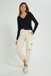 Redtag-Ivory-Belted-Cargo-Jean-Jeans-Baggy-Fit-Women's-