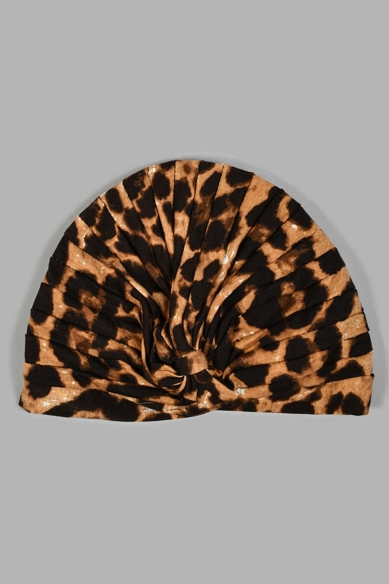 Redtag-Beige-Animal-Printed-Modest--Cap-Colour:Beige,-Filter:Women's-Accessories,-New-In,-New-In-Women-ACC,-Non-Sale,-W21A,-Women-Caps-Women-