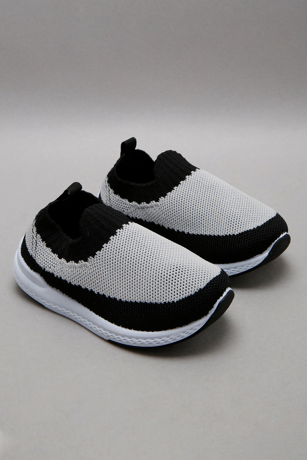 Grey Knit Pump