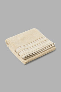 Redtag-Beige-Luxury-Cotton-Hand-Towel-Hand-Towels-Home-Bathroom-