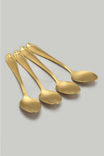 Load image into Gallery viewer, Gold Teaspoon Set (4 Pieces)
