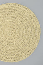 Load image into Gallery viewer, Beige Round Paper Placemat
