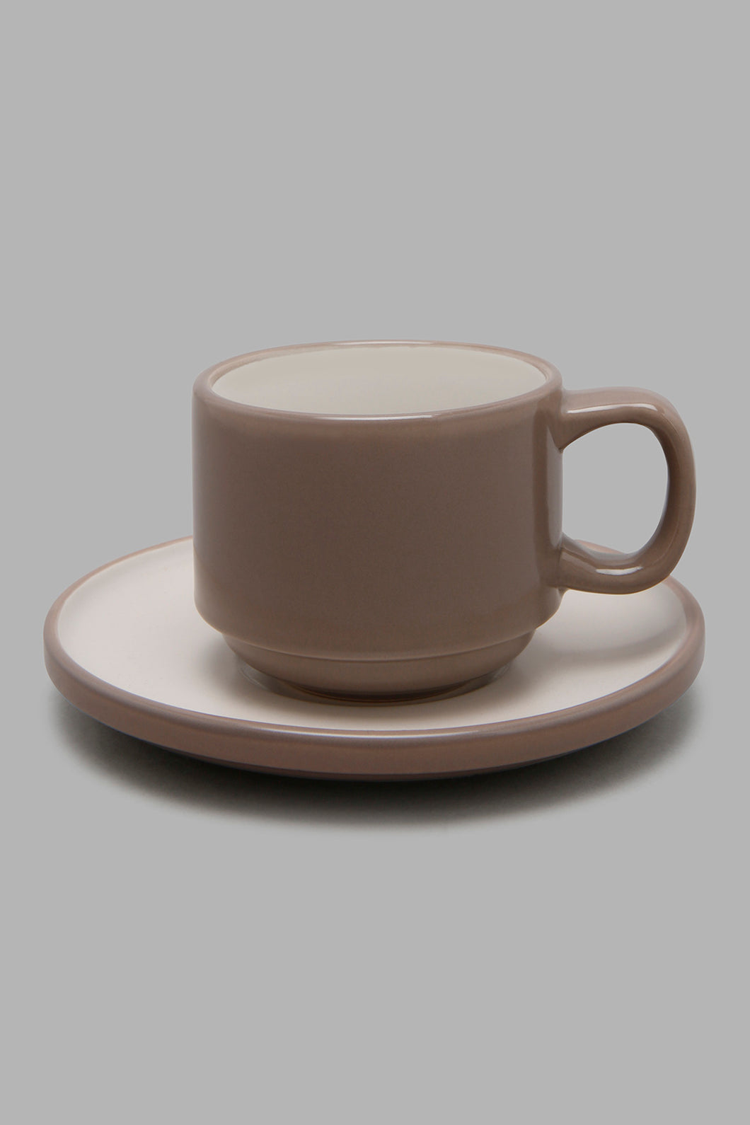 Redtag-Brown-Cup-And-Saucer-Tea-Sets-Home-Dining-