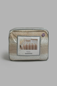 Redtag-Beige-Animal-Print-3-Piece-Comforter-Set-(King-Size)-Colour:Beige,-Filter:Home-Bedroom,-HMW-BED-Comforters,-New-In,-New-In-HMW-BED,-Non-Sale,-Section:Homewares,-W21B-Home-Bedroom-