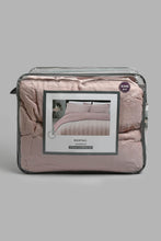Load image into Gallery viewer, Redtag-Pink-Textured-Faux-Fur-3-Piece-Comforter-Set-(King-Size)-Comforters-Home-Bedroom-
