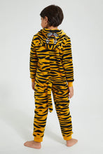 Load image into Gallery viewer, Redtag-Orange-Tiger-Onesie-Boys-Pyjama-Sets,-Colour:Orange,-EHW,-Filter:Boys-(2-to-8-Yrs),-New-In,-New-In-BOY,-Non-Sale,-Section:Kidswear,-W21B-Boys-
