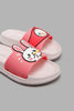 Redtag-Pink-Bunny-Slide-Character,-Colour:Pale-Pink,-Filter:Girls-Footwear-(3-to-5-Yrs),-GIR-Flip-Flops,-New-In,-New-In-GIR-FOO,-Non-Sale,-W21B-Girls-