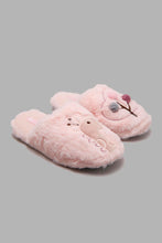 Load image into Gallery viewer, Redtag-Pink-Giraffee-Slipper-Mules-Senior-Girls-5 to 14 Years
