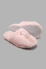 Redtag-Pink-Giraffee-Slipper-Mules-Senior-Girls-5 to 14 Years