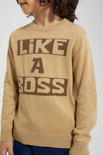 Load image into Gallery viewer, Redtag-Stone-Like-A-Boss-Slogan-Pullover-Pullovers-Boys-2 to 8 Years
