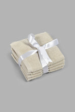 تنزيل الصورة على معرض الصور، Redtag-Beige-Textured-Cotton-Face-Towel-Set-(4-Piece)-Face-Towels-Home-Bathroom-
