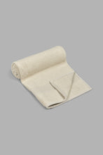 تنزيل الصورة على معرض الصور، Redtag-Beige-Textured-Cotton-Hand-Towel-Hand-Towels-Home-Bathroom-
