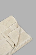 تنزيل الصورة على معرض الصور، Redtag-Beige-Textured-Cotton-Bath-Towel-Bath-Towels-Home-Bathroom-
