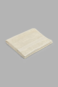 Redtag-Beige-Textured-Cotton-Bath-Sheet-Bath-Sheets-Home-Bathroom-