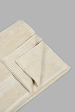 تنزيل الصورة على معرض الصور، Redtag-Beige-Textured-Cotton-Bath-Sheet-Bath-Sheets-Home-Bathroom-
