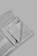 تنزيل الصورة على معرض الصور، Redtag-Light-Grey-Textured-Cotton-Bath-Sheet-Bath-Sheets-Home-Bathroom-
