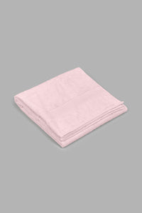 Redtag-Pink-Textured-Cotton-Bath-Towel-Bath-Towels-Home-Bathroom-