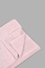 تنزيل الصورة على معرض الصور، Redtag-Pink-Textured-Cotton-Bath-Towel-Bath-Towels-Home-Bathroom-
