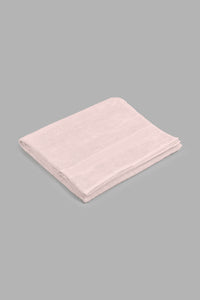 Redtag-Pink-Textured-Cotton-Bath-Sheet-Bath-Sheets-Home-Bathroom-