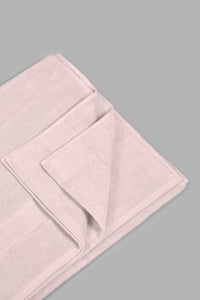 Redtag-Pink-Textured-Cotton-Bath-Sheet-Bath-Sheets-Home-Bathroom-