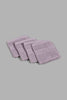 Redtag-Lavender-Textured-Cotton-Face-Towel-Set-(4-Piece)-Face-Towels-Home-Bathroom-