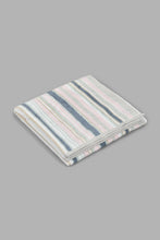 تنزيل الصورة على معرض الصور، Redtag-Multicolour-Textured-Cotton-Bath-Towel-Bath-Towels-Home-Bathroom-
