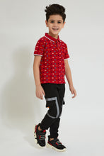 Load image into Gallery viewer, Black Cargo Reflective Jog Pant
