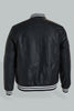 Redtag-Black-Bomber-Jacket-With-Signature-Logo-Jackets-Men's-