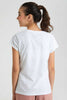 Redtag-White-Graphic-T-Shirt-Cropped-Tops-Senior-Girls-9 to 14 Years