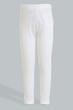 Load image into Gallery viewer, Redtag-White-Thermal-Set-Thermals-Boys-2 to 8 Years
