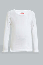 Load image into Gallery viewer, Redtag-White-Thermal-Set-Thermals-Boys-2 to 8 Years
