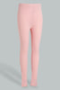 Redtag-Pink-Jacquard-Legging-Leggings-Senior-Girls-9 to 14 Years