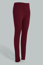 Load image into Gallery viewer, Redtag-Black/Mustard-Jacquard-Legging-Leggings-Senior-Girls-9 to 14 Years
